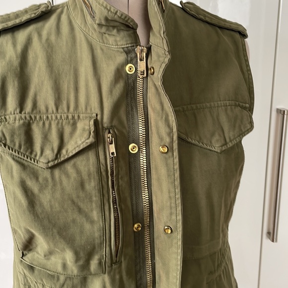 ZARA Women’s Vest Color-Khaki Size-Medium - Picture 5 of 6